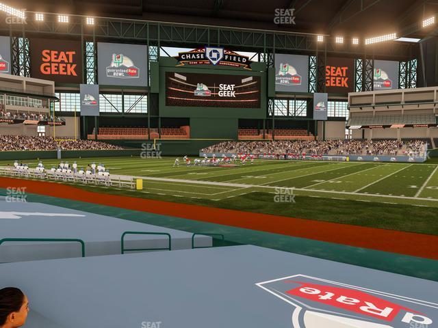 Seating view for Chase Field Section N