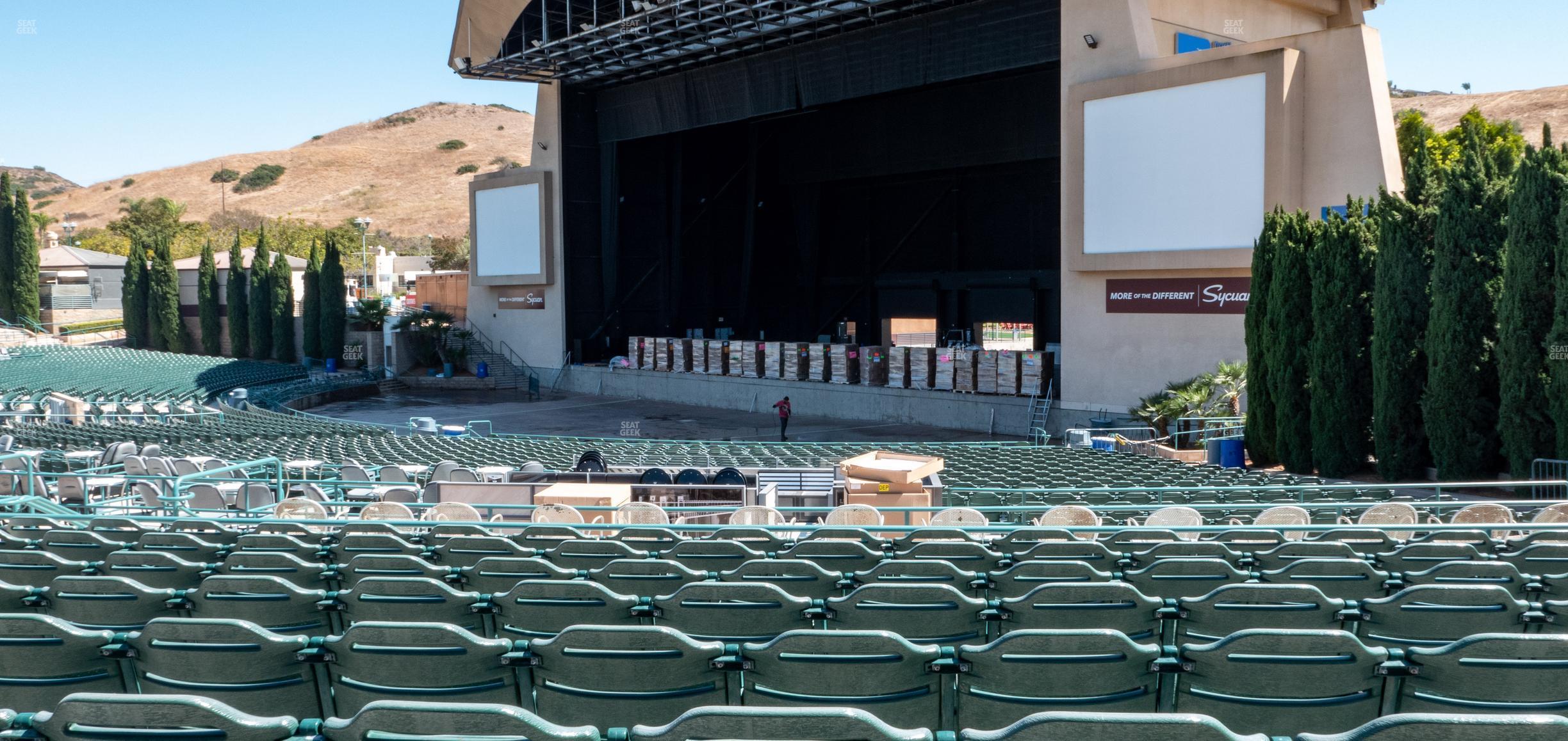 Seating view for North Island Credit Union Amphitheatre Section Middle 201