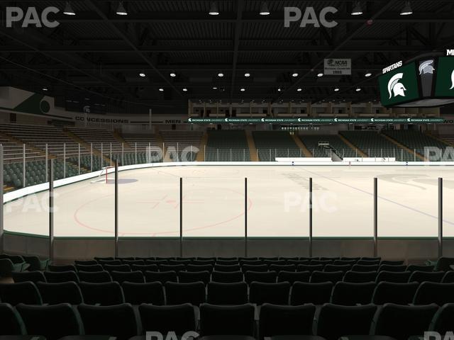 Seating view for Munn Ice Arena Section K