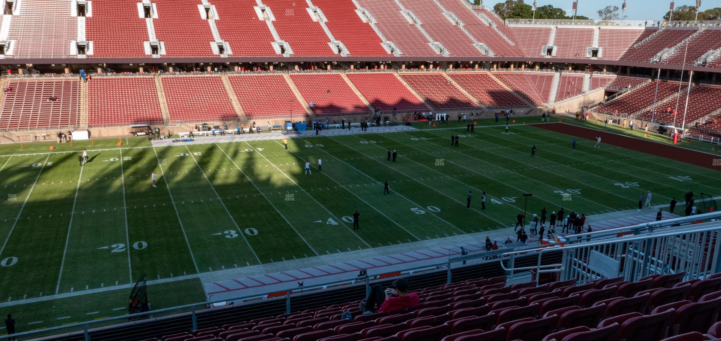 Seating view for Stanford Stadium Section 215