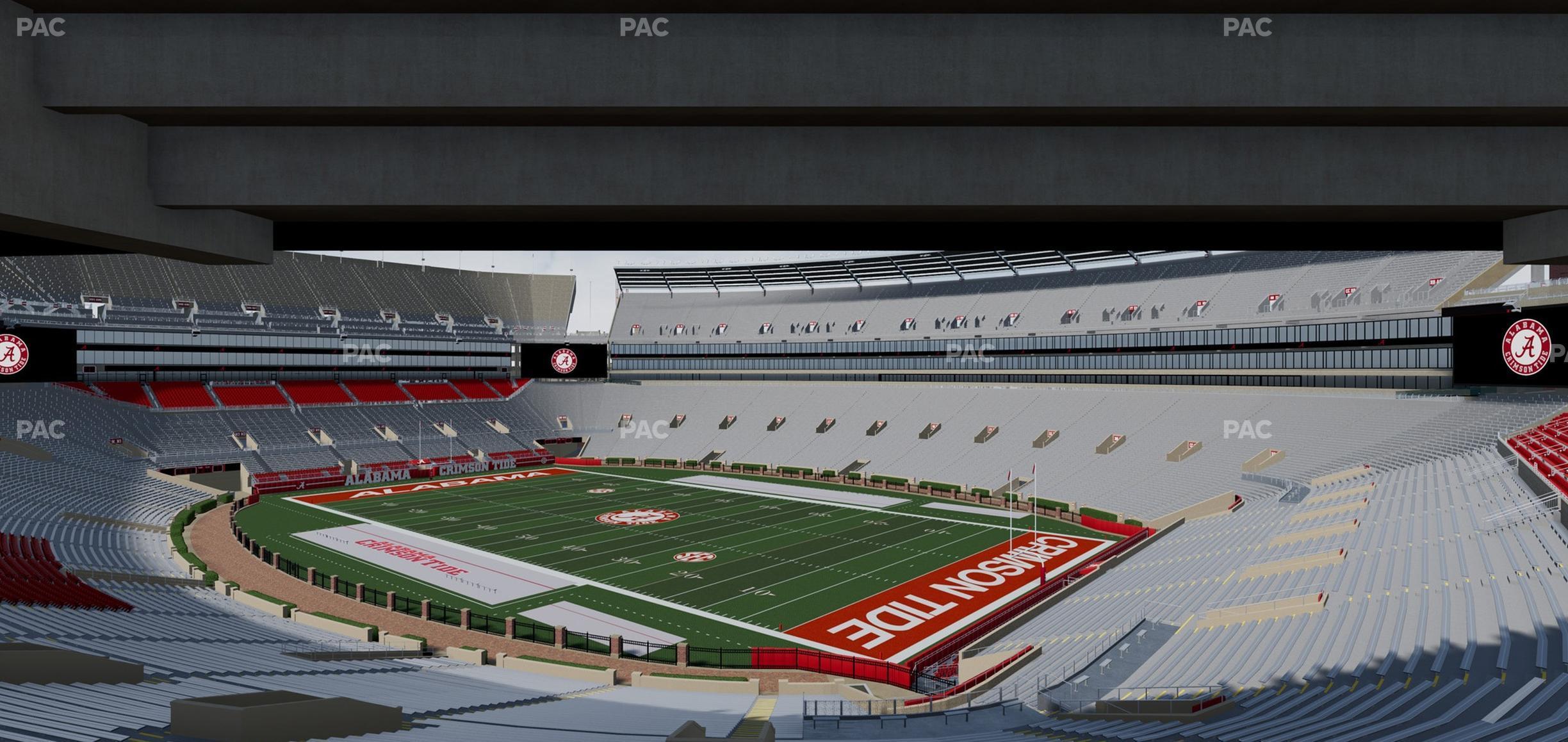 Seating view for Bryant Denny Stadium Section Loge Box 3