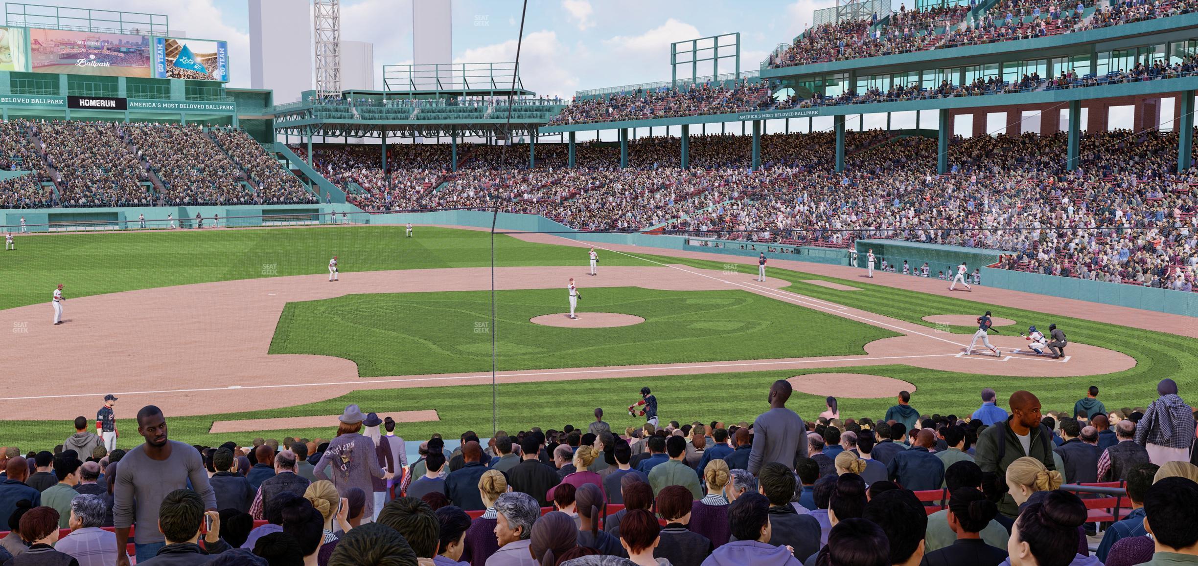 Seating view for Fenway Park Section Loge Box 148