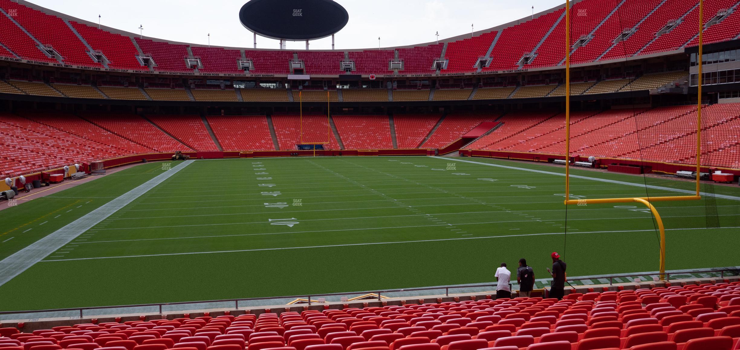 Seating view for GEHA Field at Arrowhead Stadium Section 129