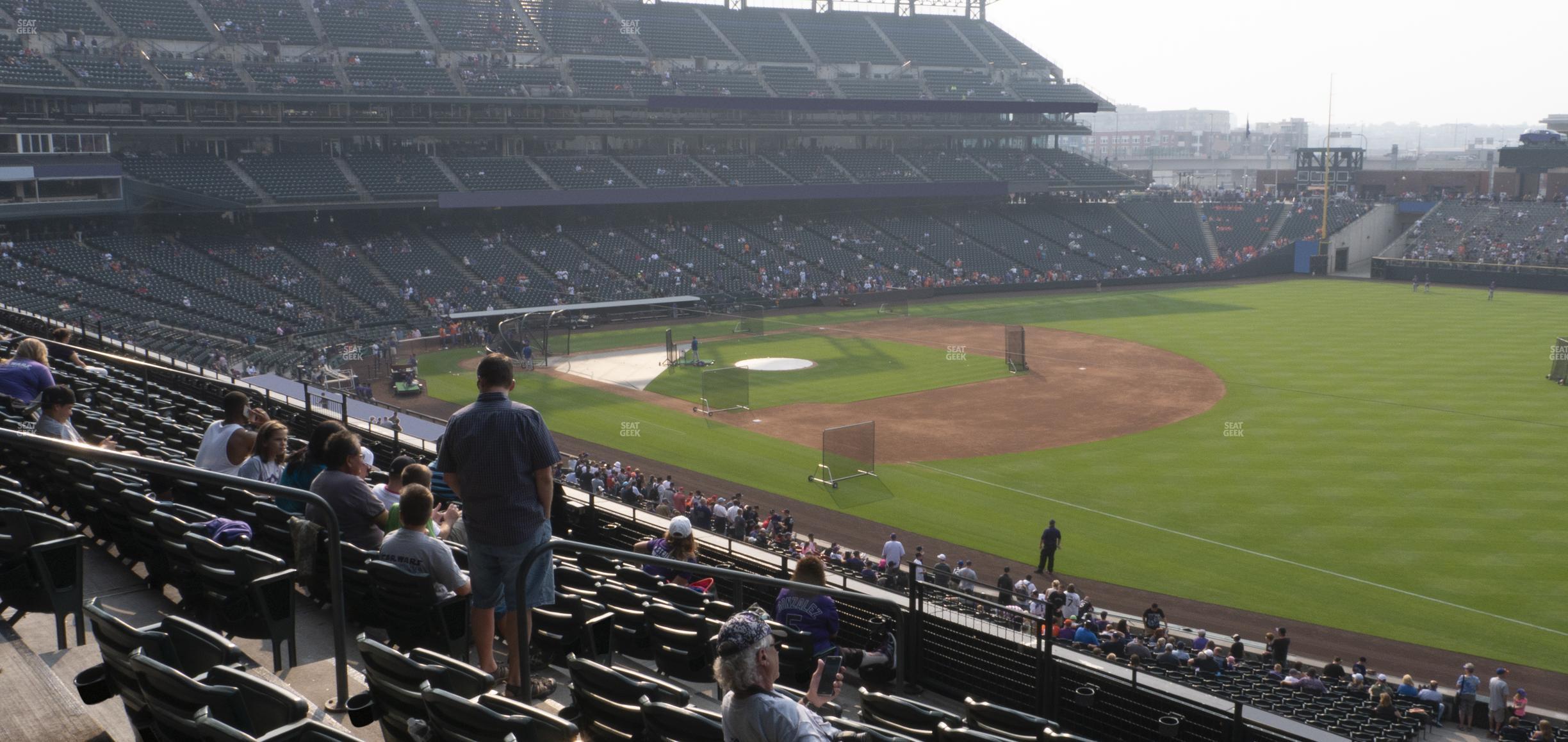 Seating view for Coors Field Section 216