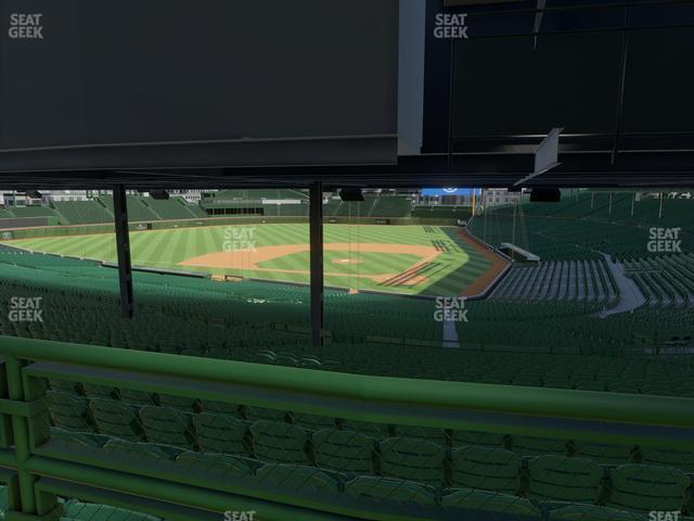 Seating view for Wrigley Field Section 215