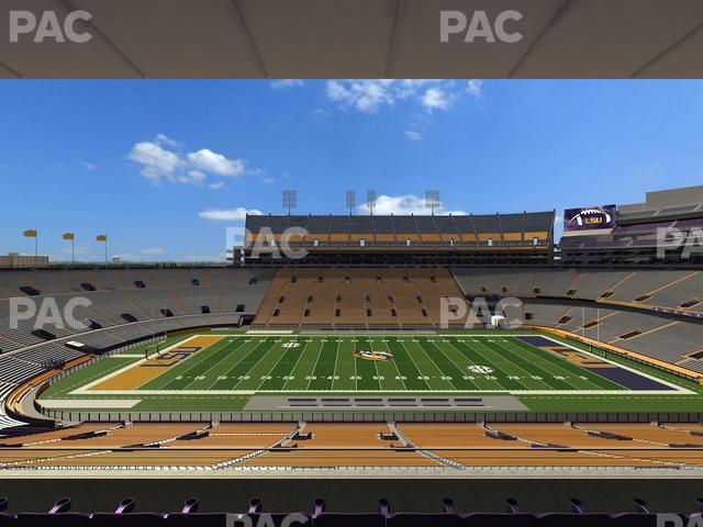 Seating view for Tiger Stadium Section Club 107