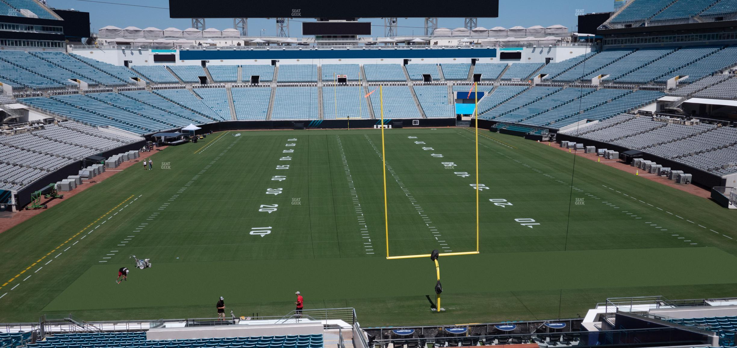 Seating view for EverBank Stadium Section Terrace Suite 5