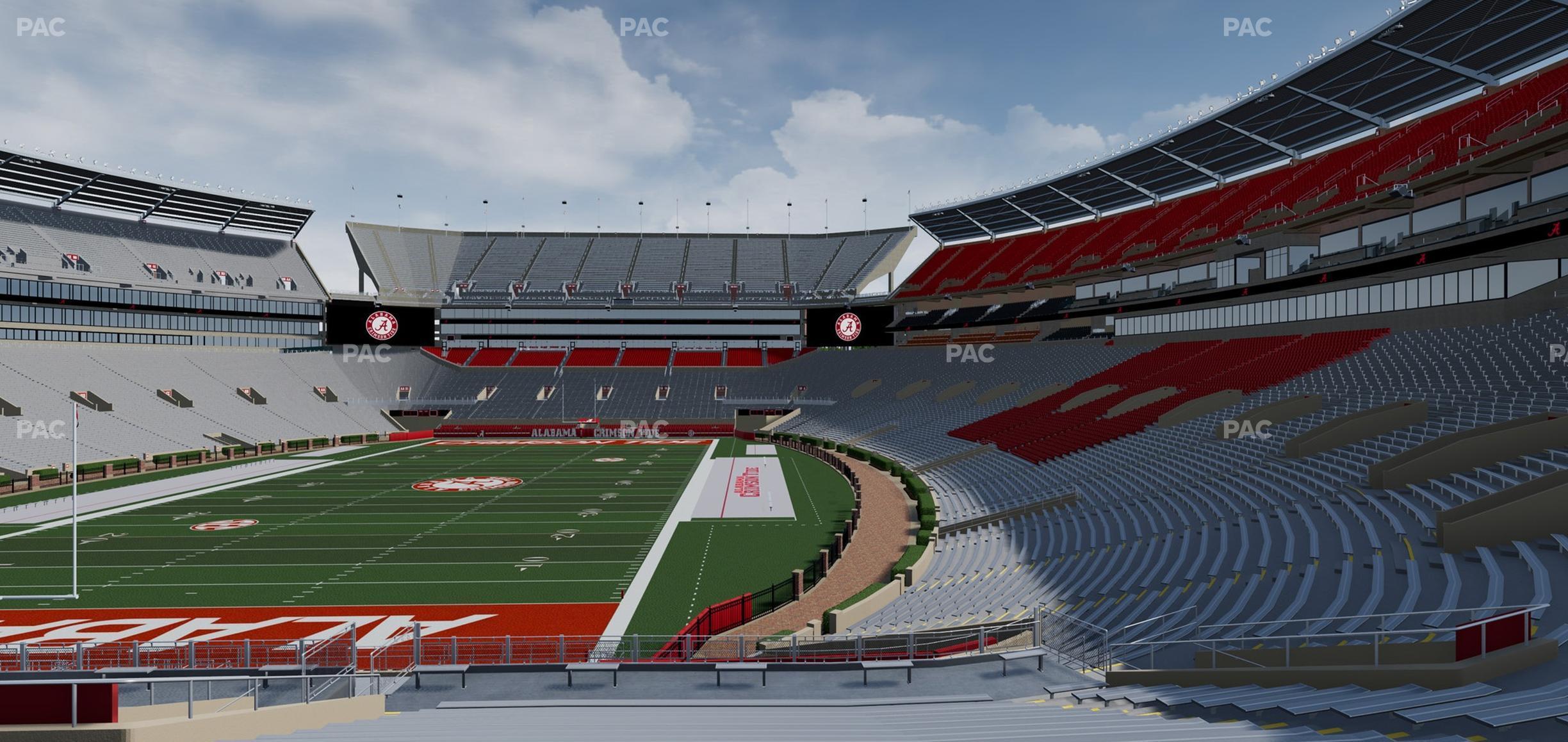 Seating view for Bryant Denny Stadium Section N 2