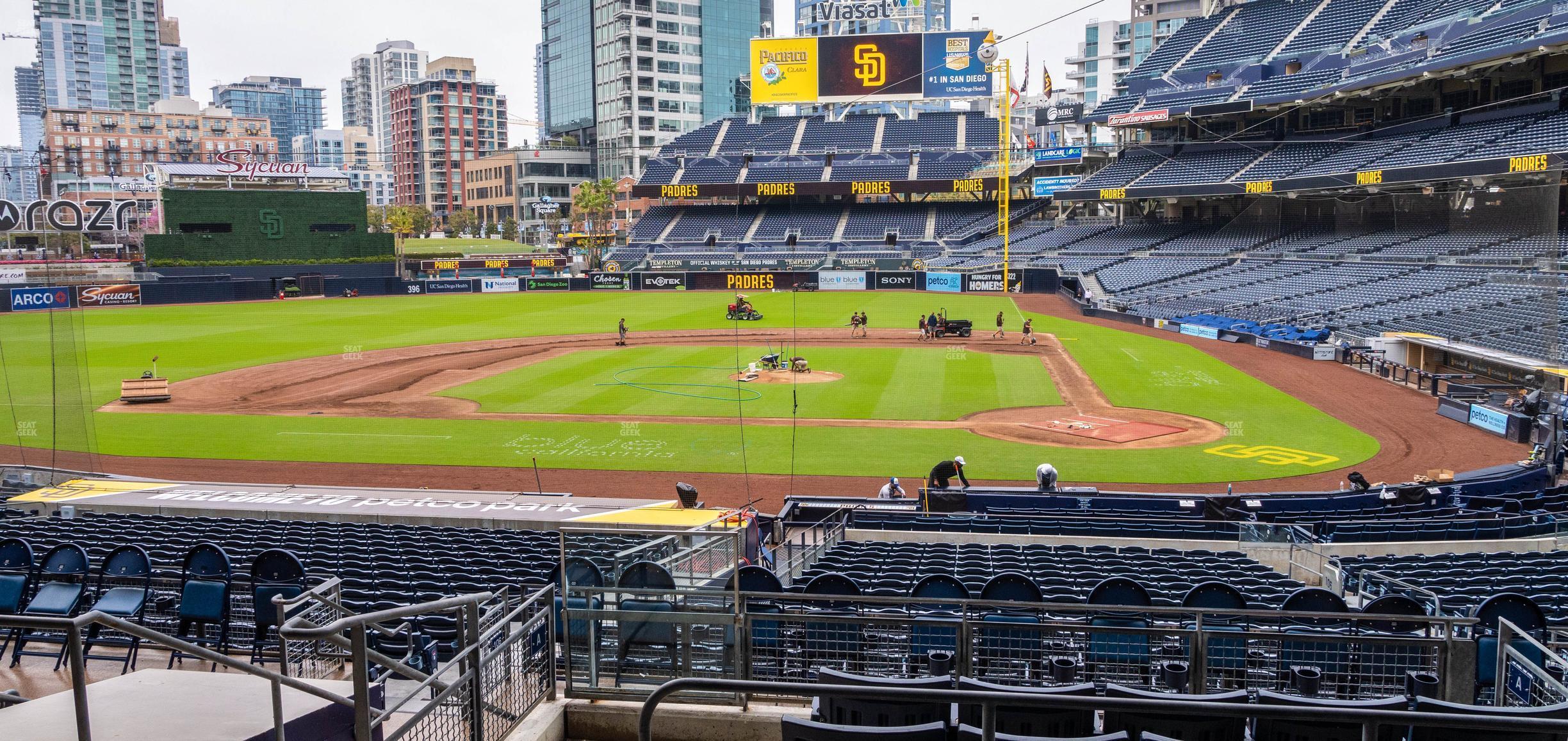 Seating view for Petco Park Section Premier Club A