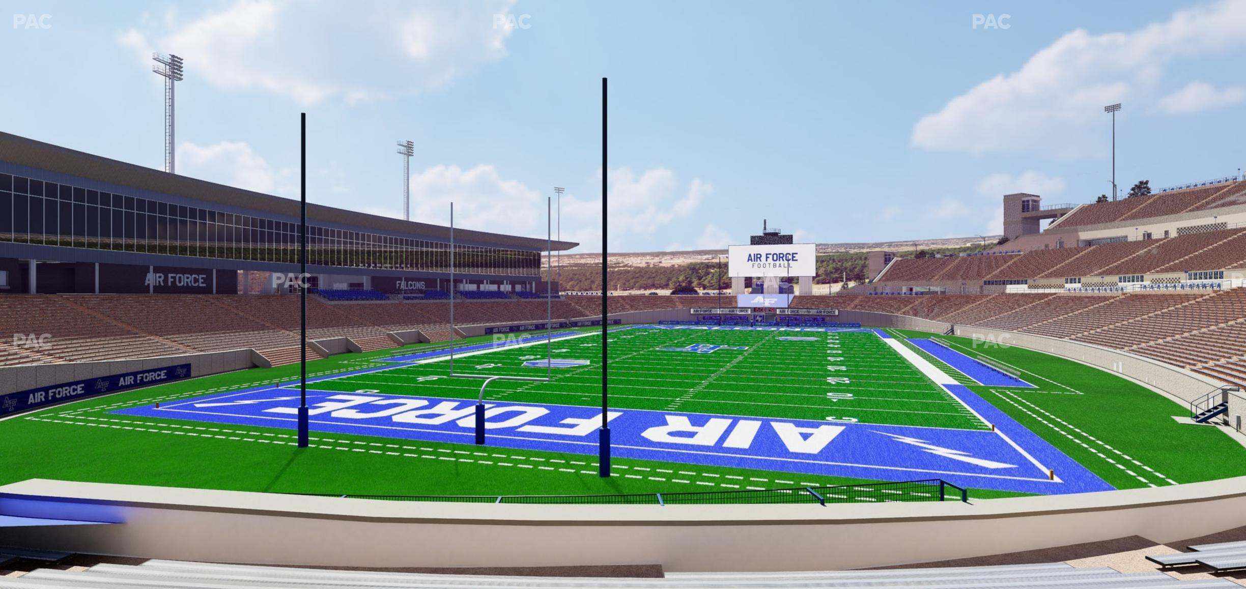 Seating view for Falcon Stadium Section L 14