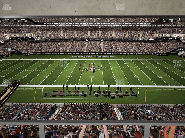 Seating view for Caesars Superdome Section Suite 324