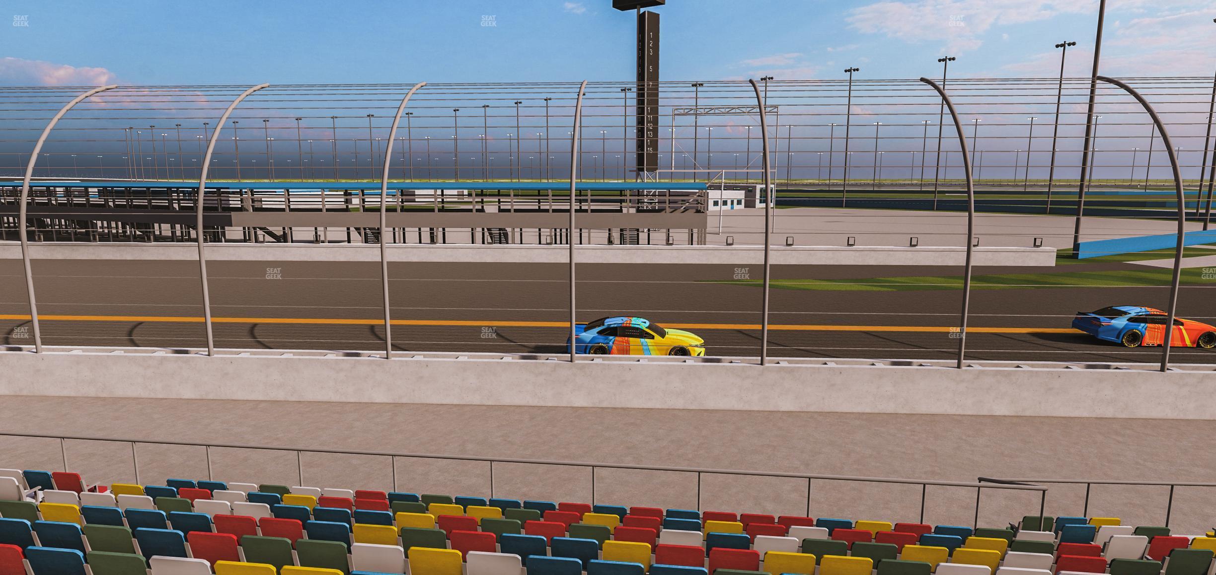 Seating view for Daytona International Speedway Section Front 167