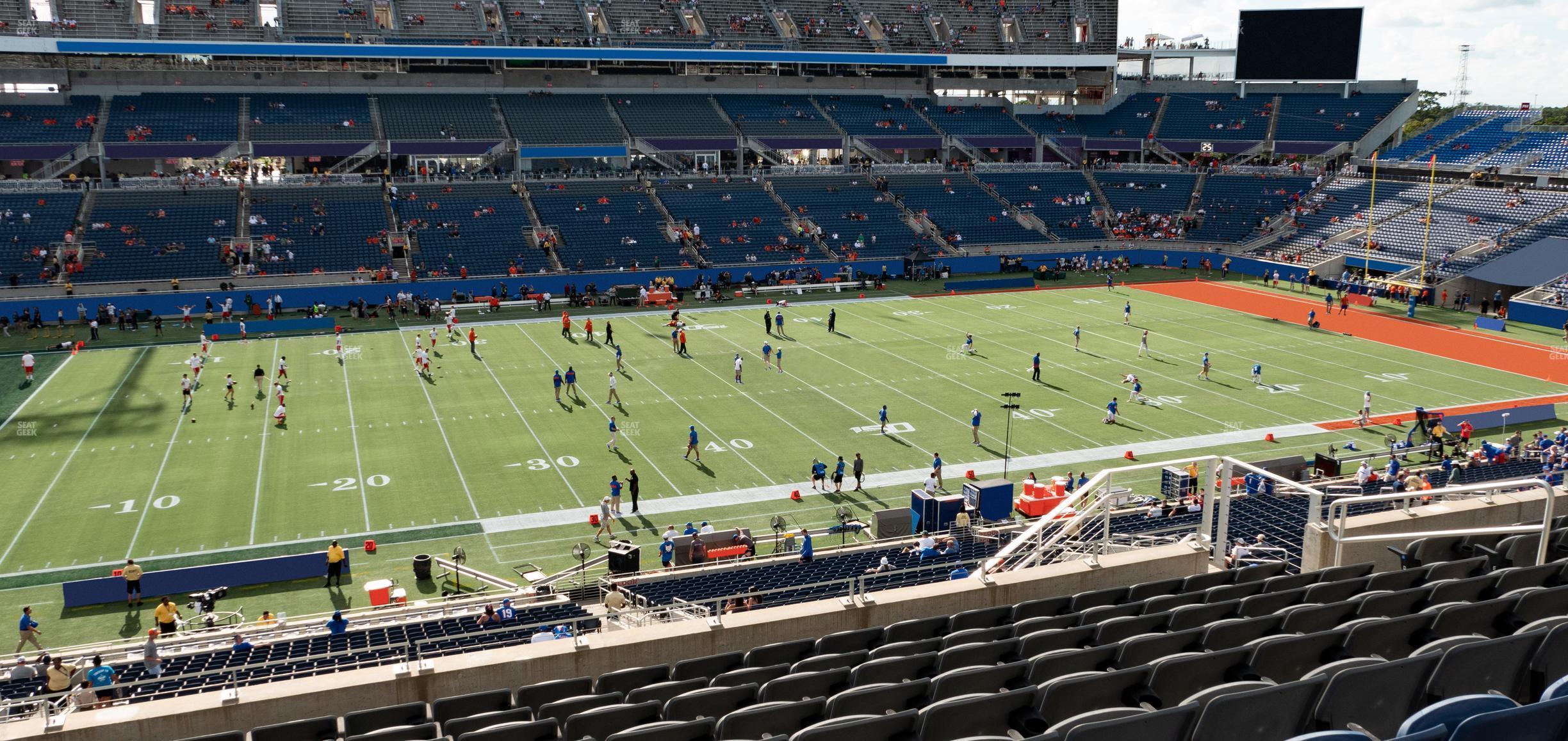 Seating view for Camping World Stadium Section Plaza 10