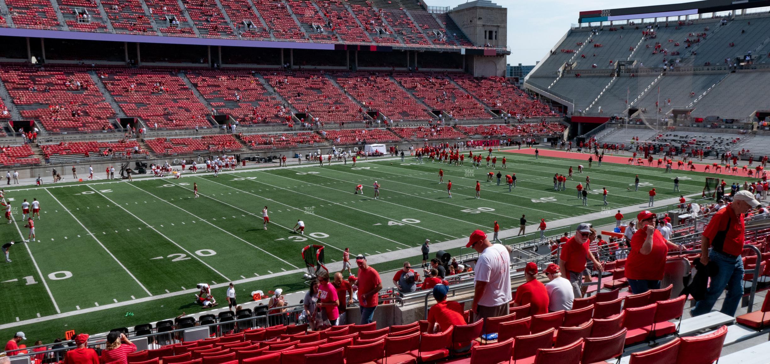 Seating view for Ohio Stadium Section 15 A