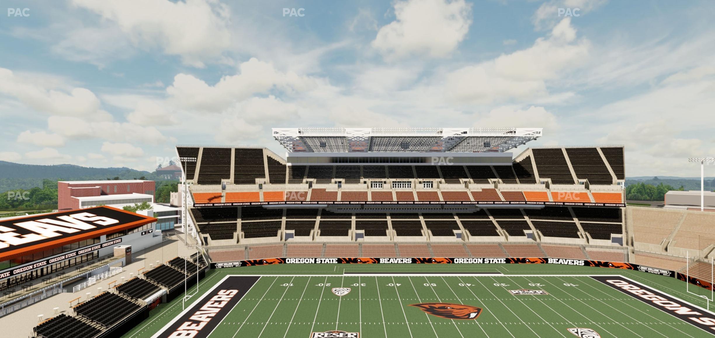 Seating view for Reser Stadium Section 334