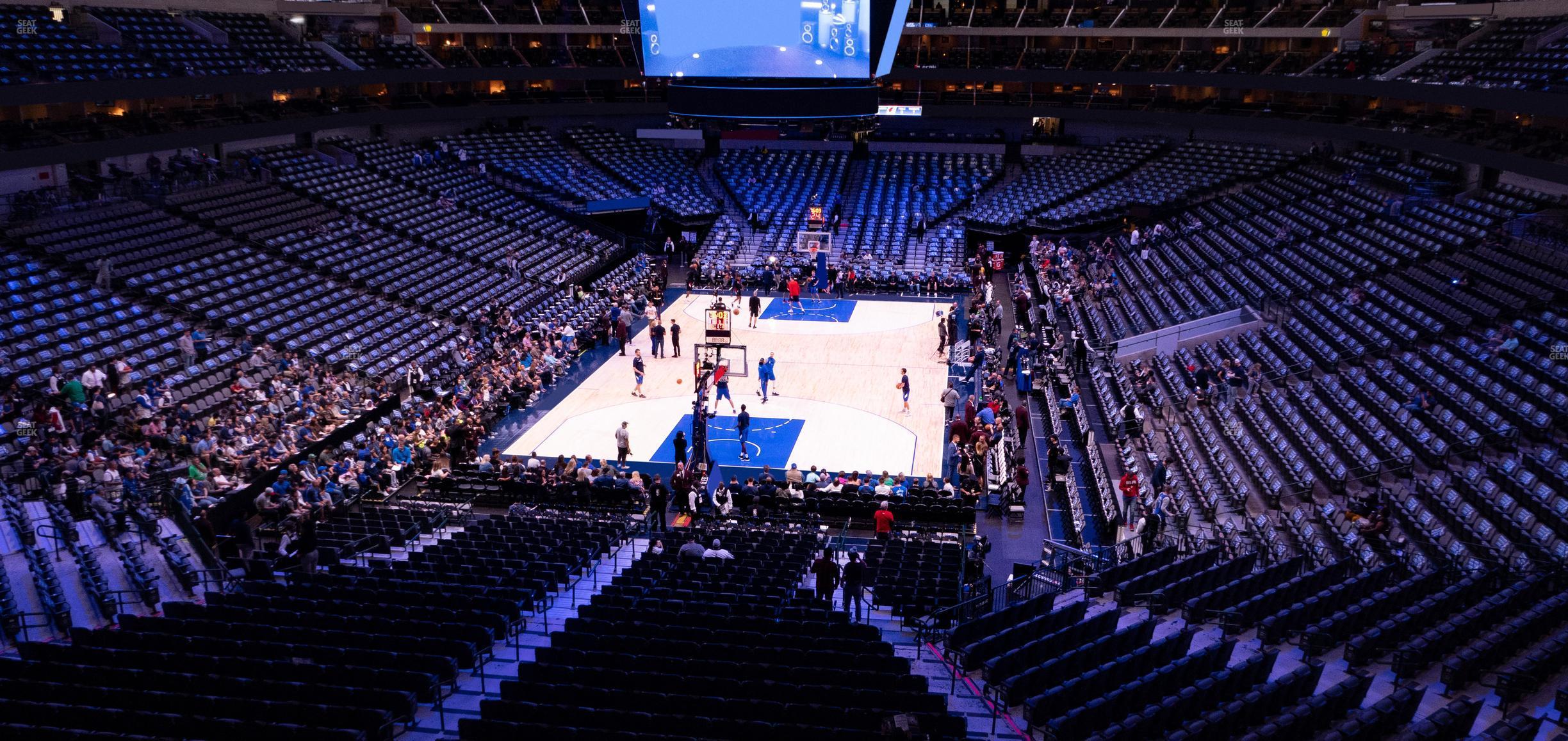 Seating view for American Airlines Center Section 225