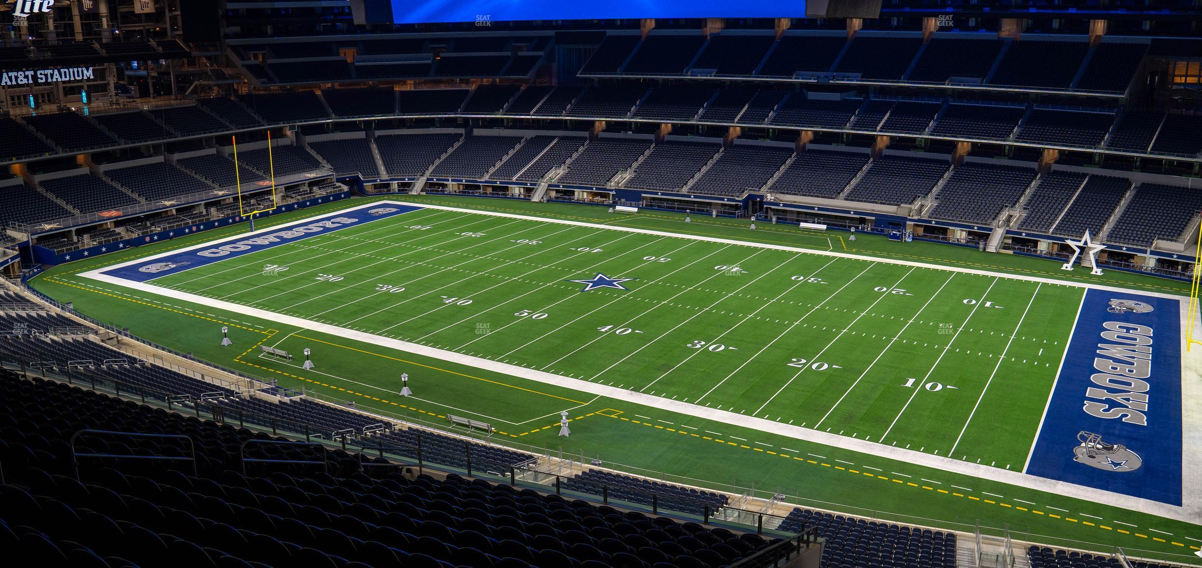 Seating view for AT&T Stadium Section Silver Suite 437