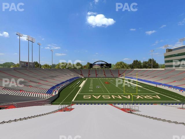 Seating view for War Memorial Stadium (Little Rock) Section 37