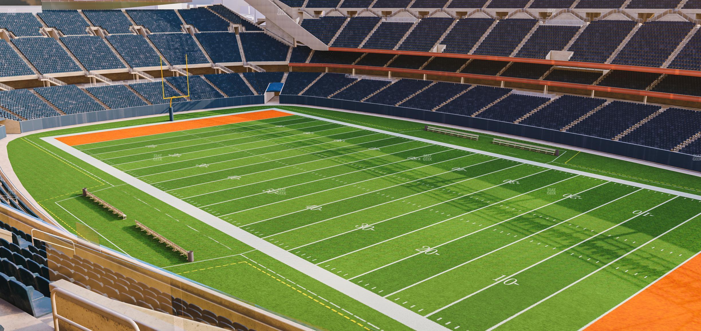 Seating view for Soldier Field Section 303 Club