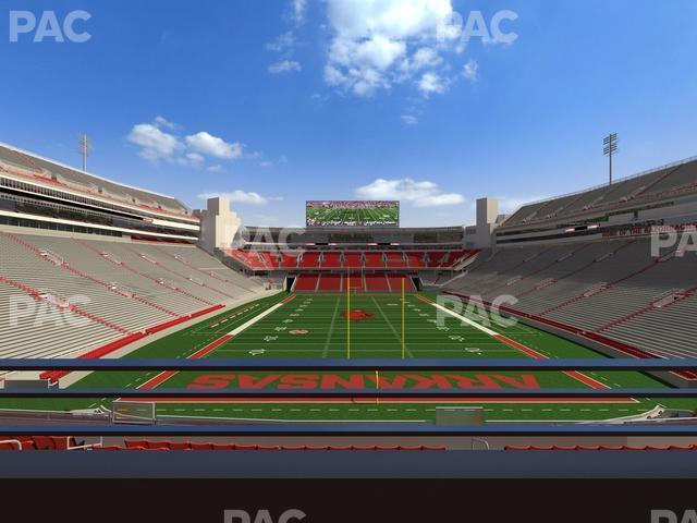 Seating view for Razorback Stadium Section Suite 12