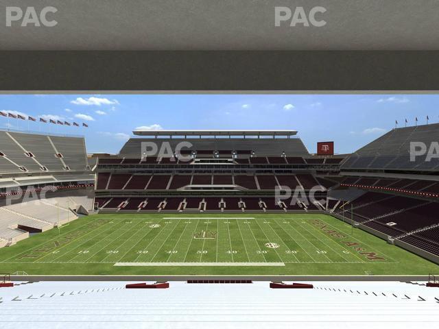 Seating view for Kyle Field Section 234