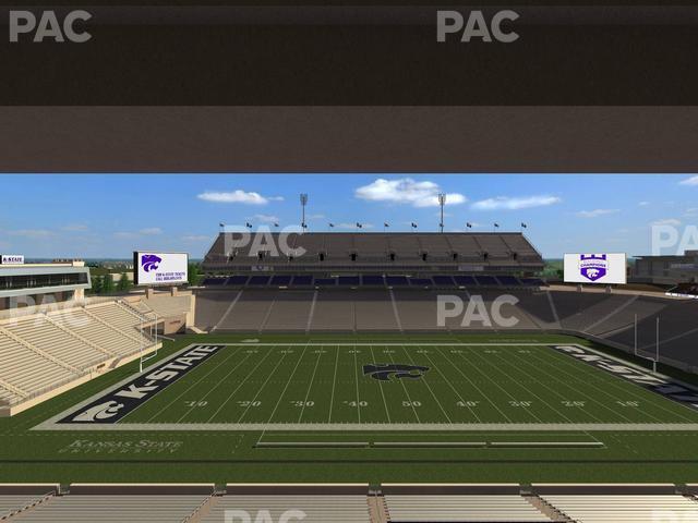 Seating view for Bill Snyder Family Stadium Section Loge 315