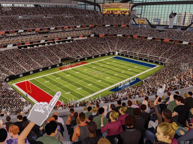 Seating view for Allegiant Stadium Section 418