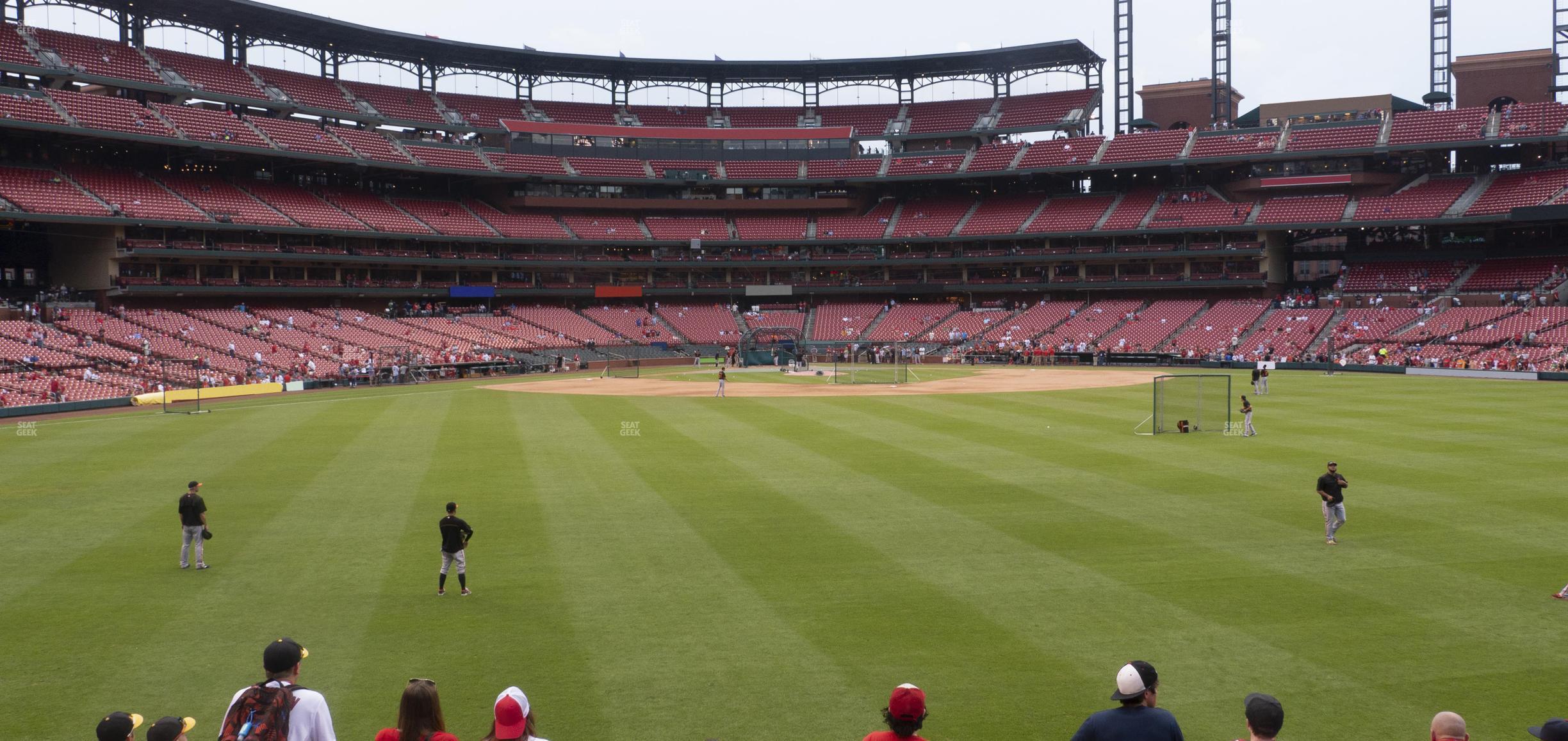 Seating view for Busch Stadium Section Lower Right Field Bleachers 103