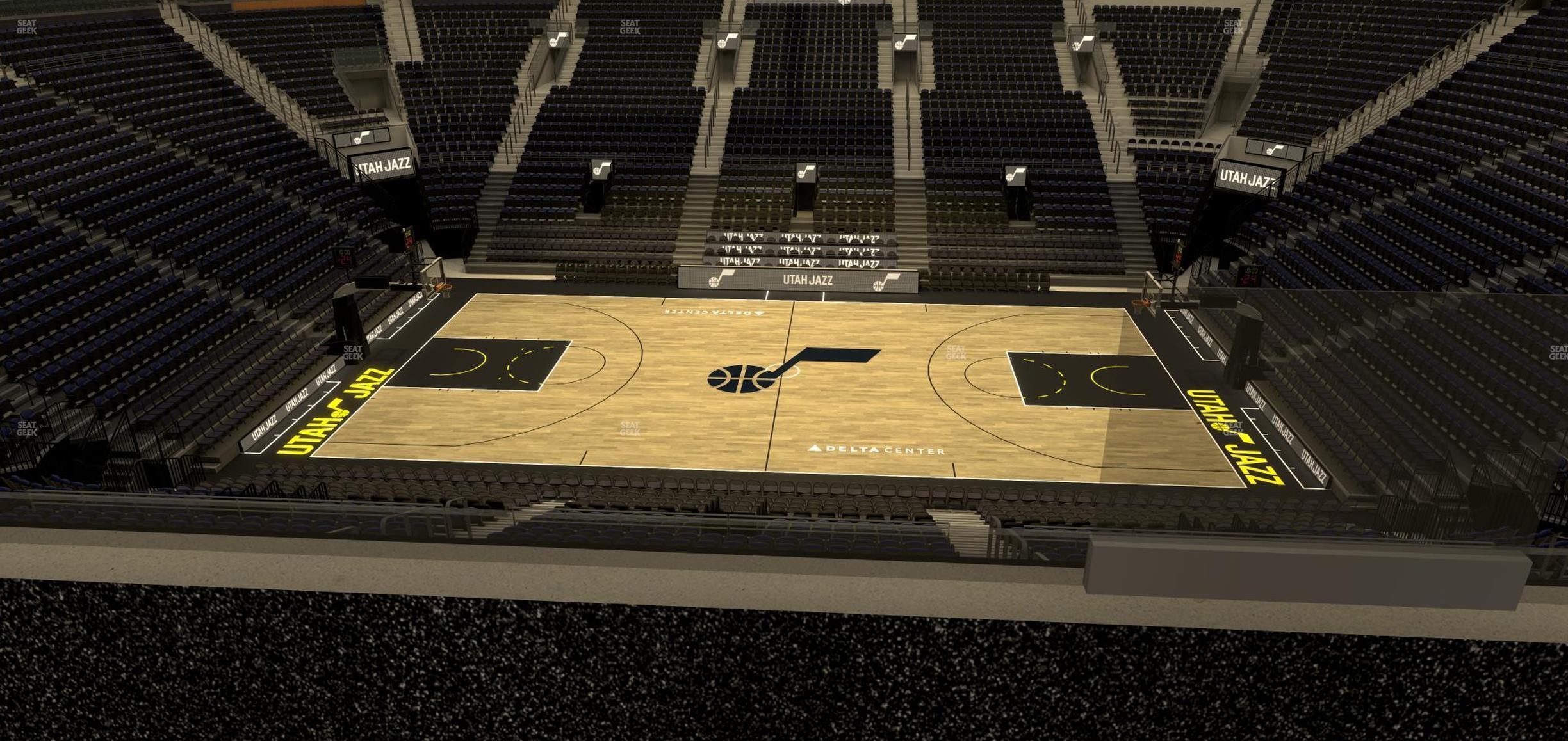 Seating view for Delta Center Section Suite 53