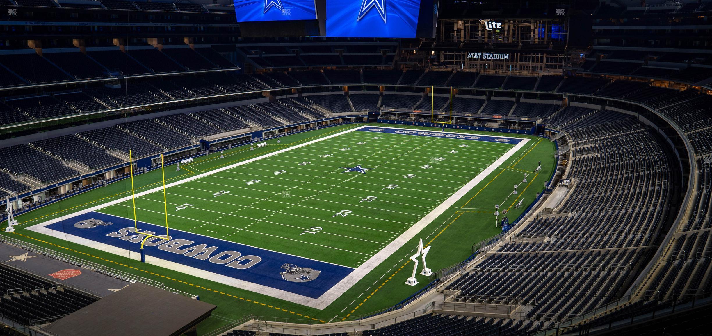 Seating view for AT&T Stadium Section Silver Suite 420