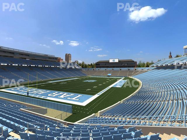 Seating view for Kenan Memorial Stadium Section 138