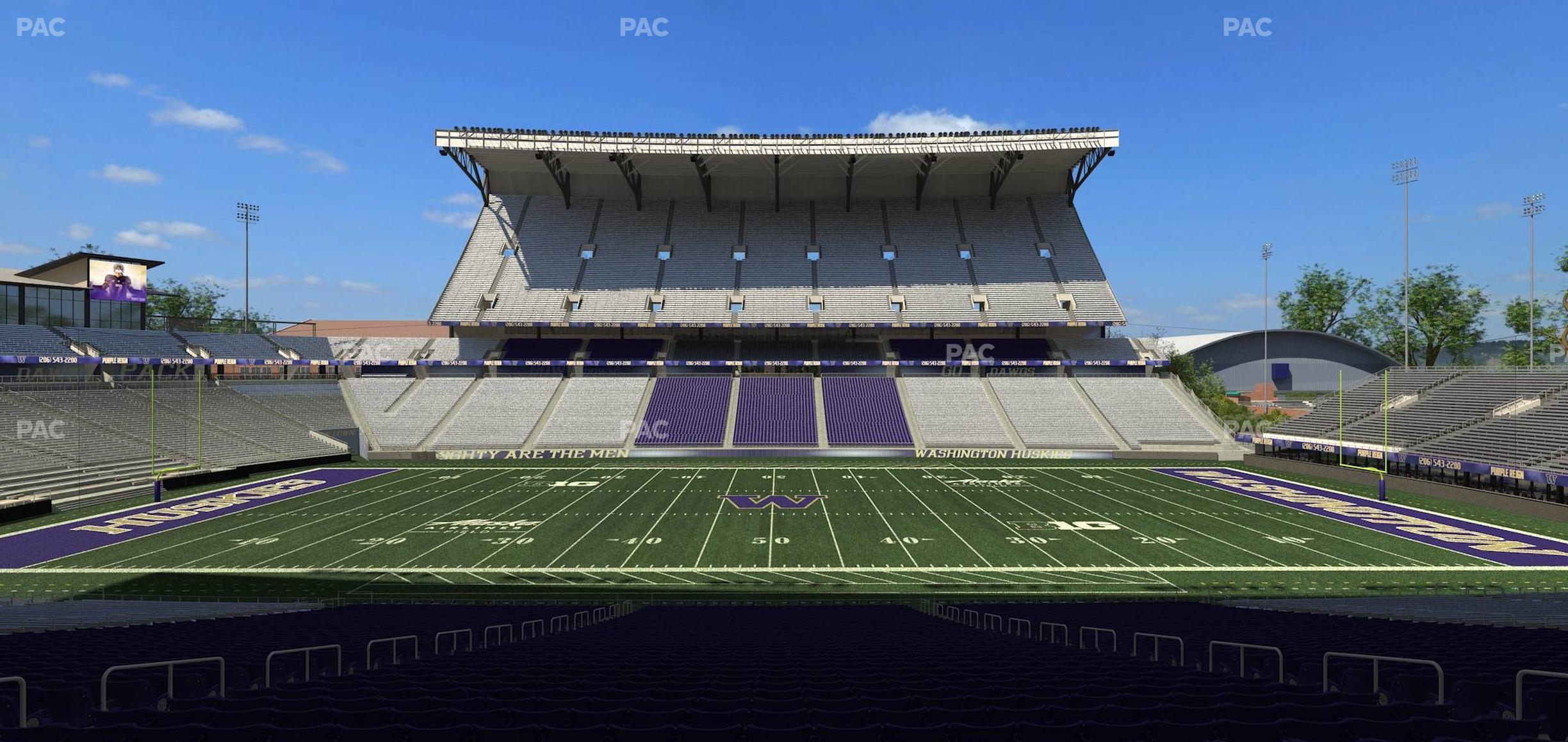 Seating view for Husky Stadium Section 106