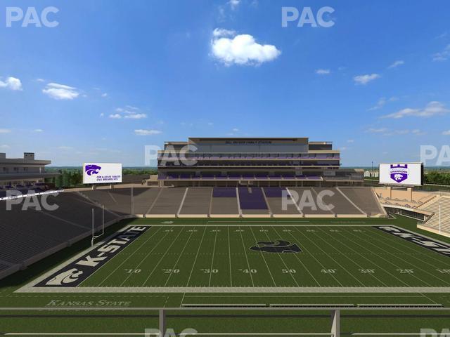 Seating view for Bill Snyder Family Stadium Section 424