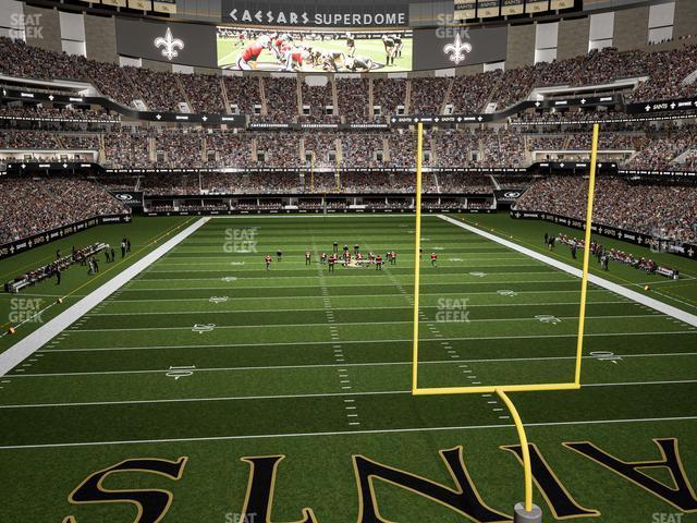 Seating view for Caesars Superdome Section 243