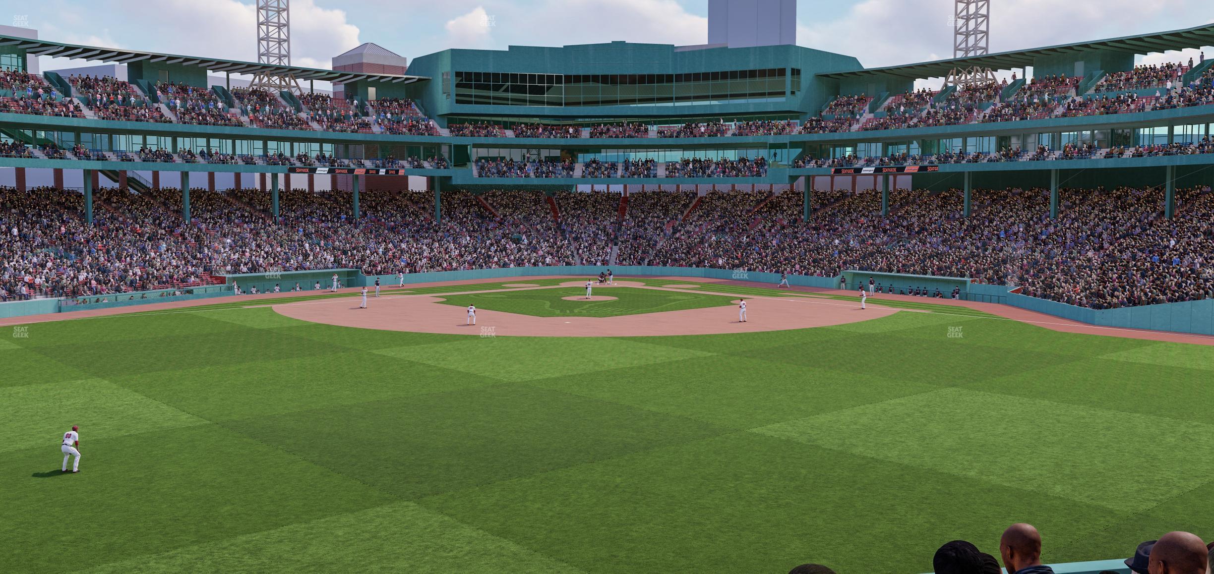 Seating view for Fenway Park Section Bleacher 34