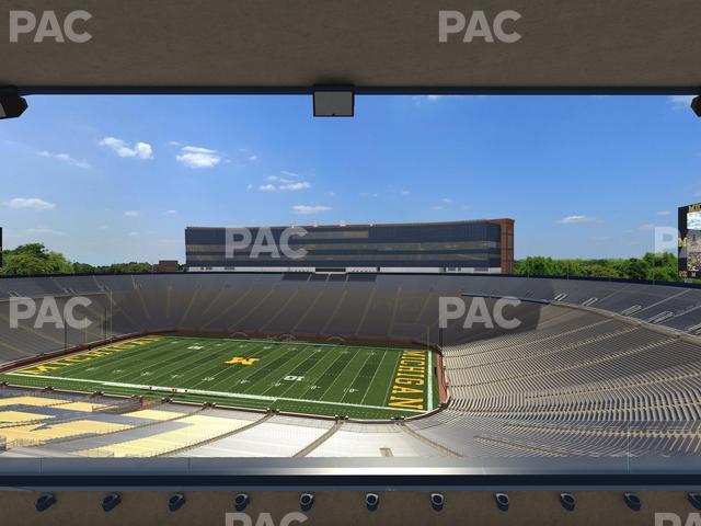 Seating view for Michigan Stadium Section 416