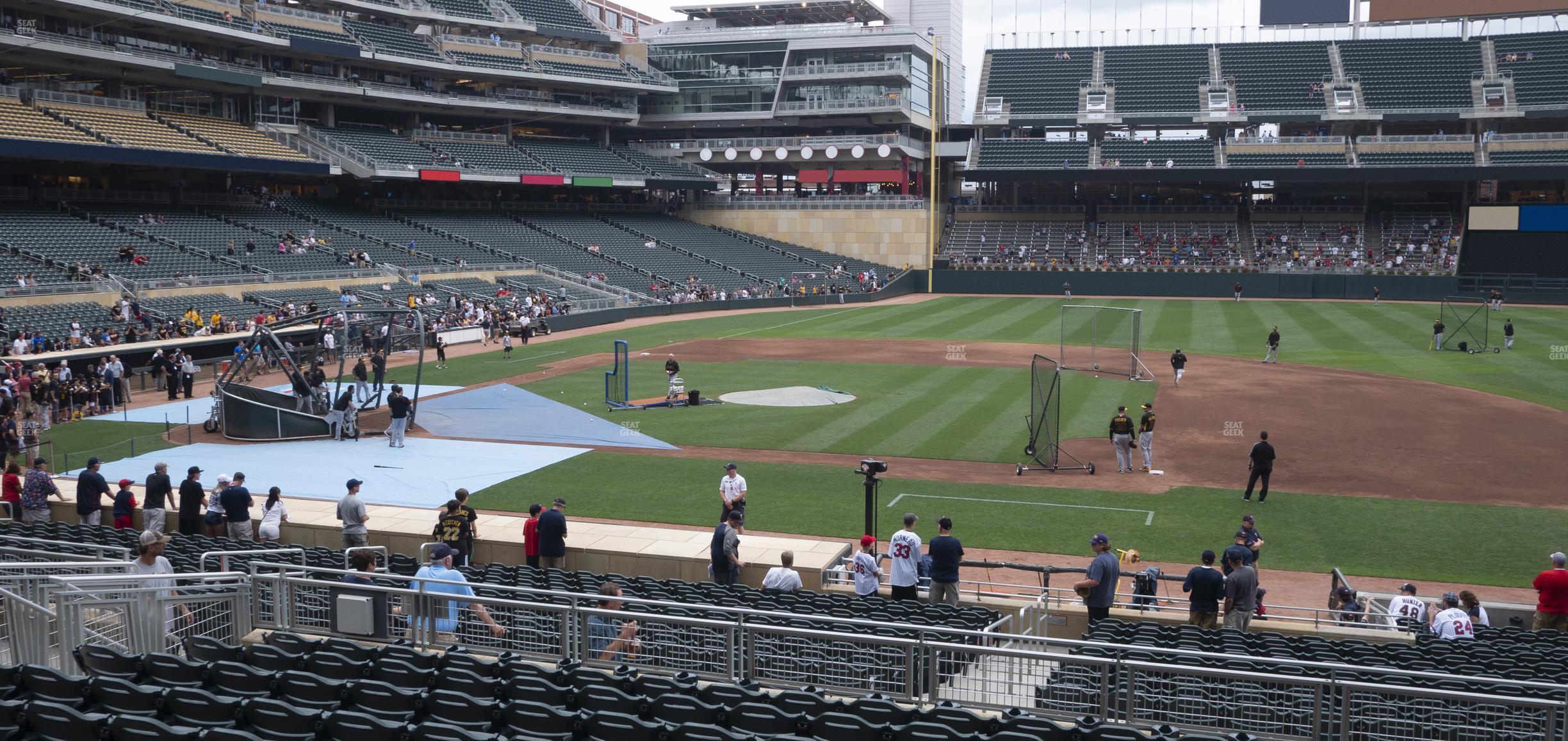 Seating view for Target Field Section 108