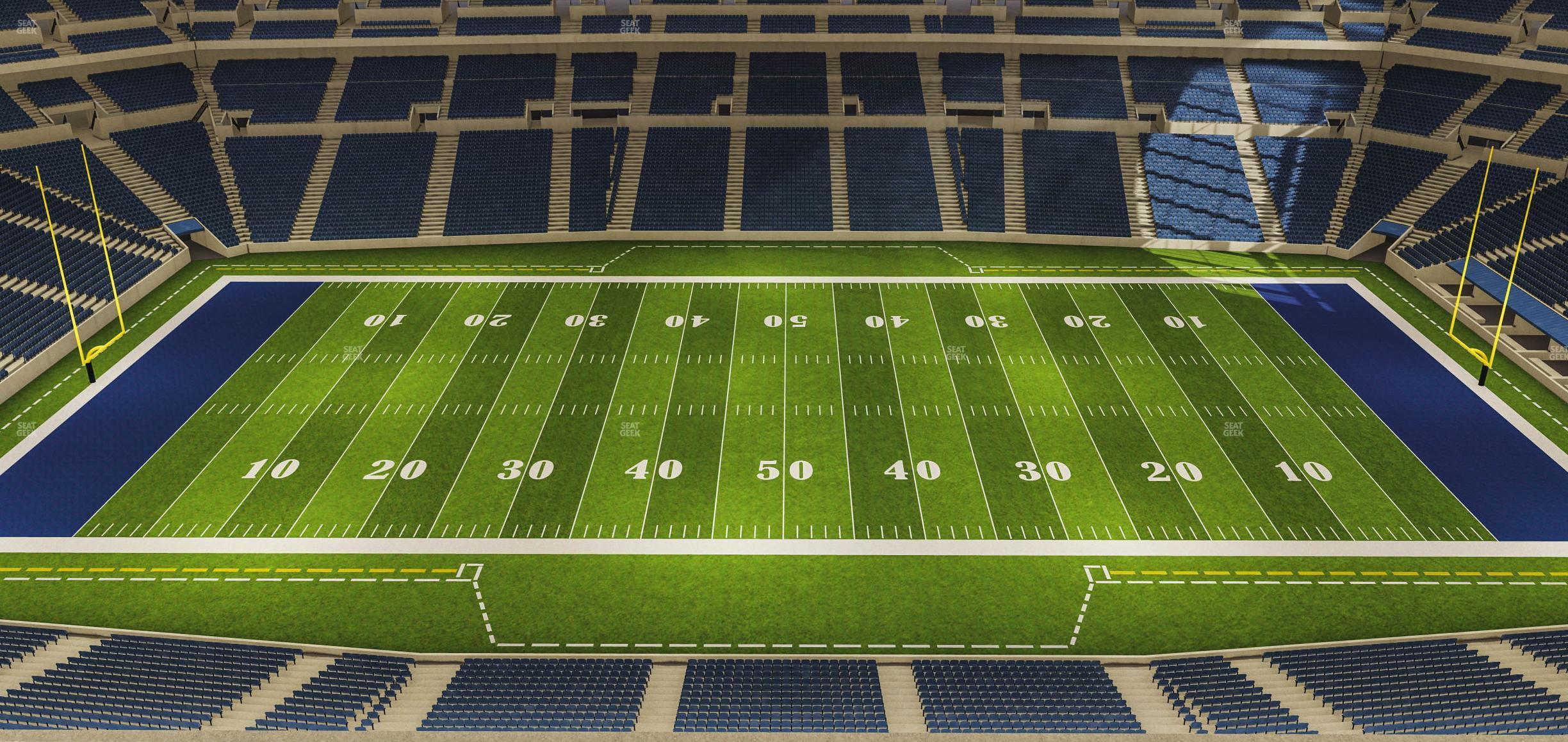 Seating view for Lucas Oil Stadium Section 640