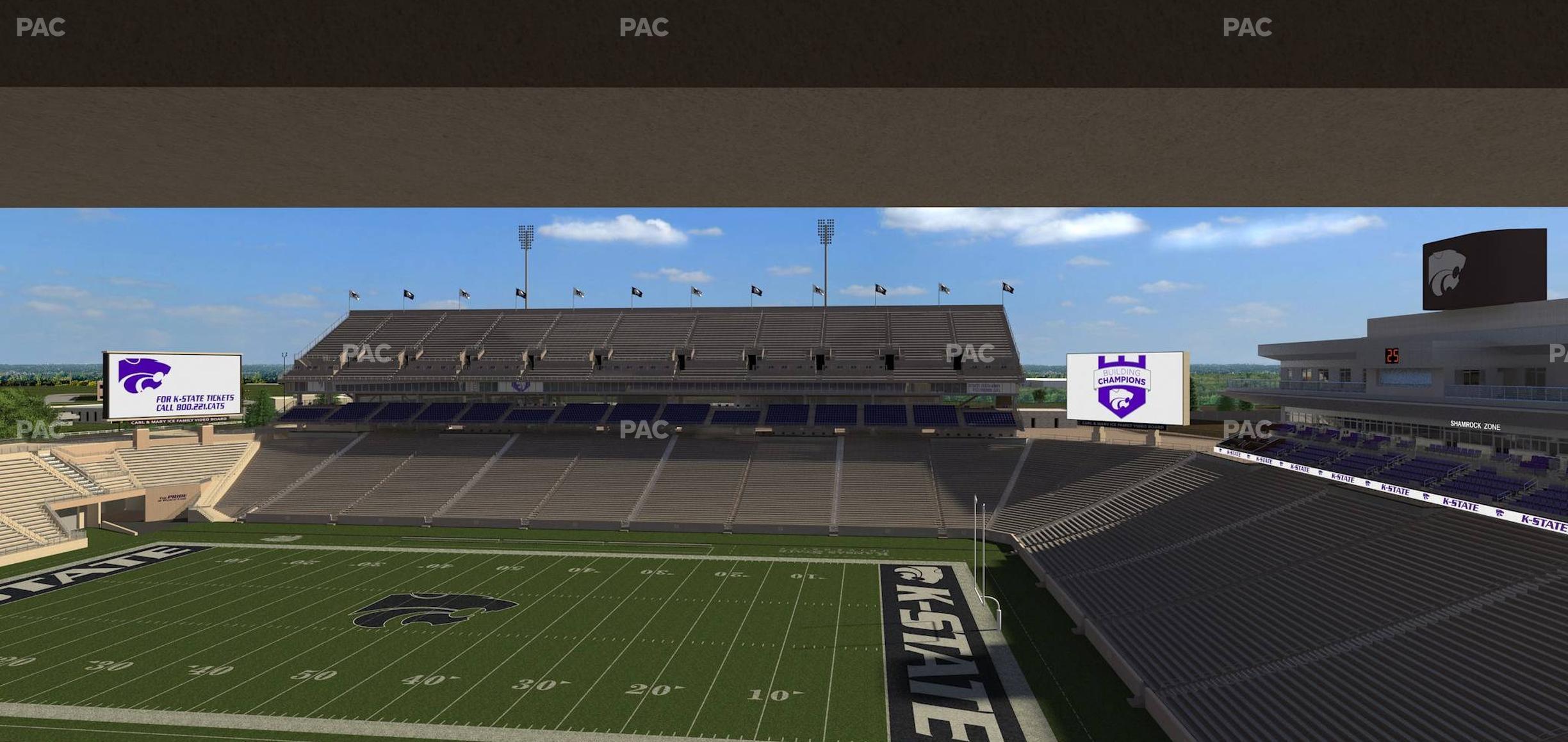 Seating view for Bill Snyder Family Stadium Section Loge 331