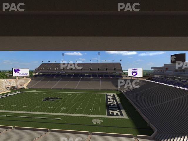 Seating view for Bill Snyder Family Stadium Section Loge 331