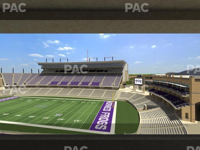 Seating view for Amon G Carter Stadium Section Champions Suite 1