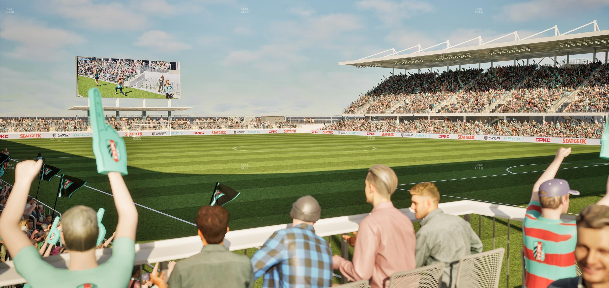 Seating view for CPKC Stadium Section Sw Group Area