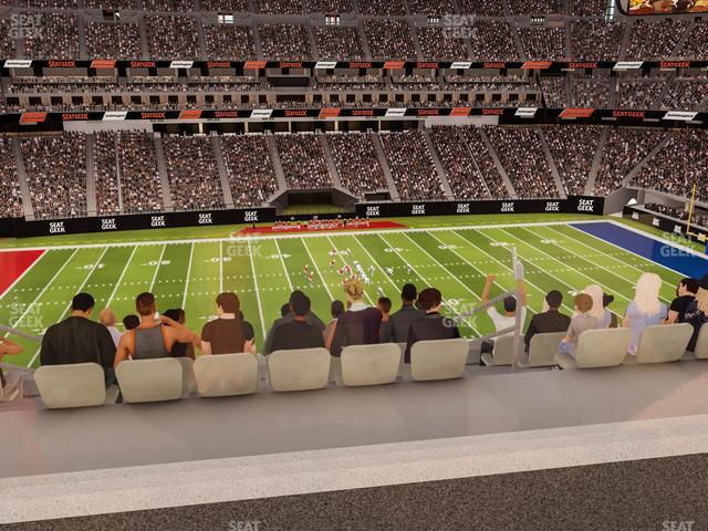 Seating view for Allegiant Stadium Section East Suite 2021