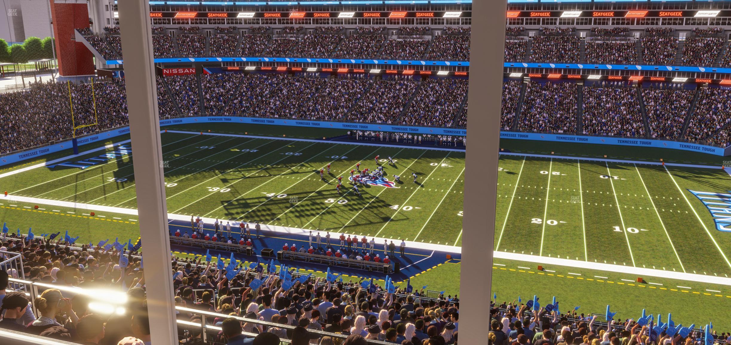 Seating view for Nissan Stadium Section Suite 513 E