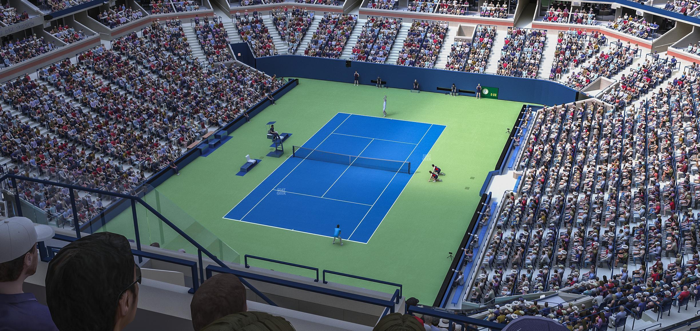 Seating view for Arthur Ashe Stadium Section 303