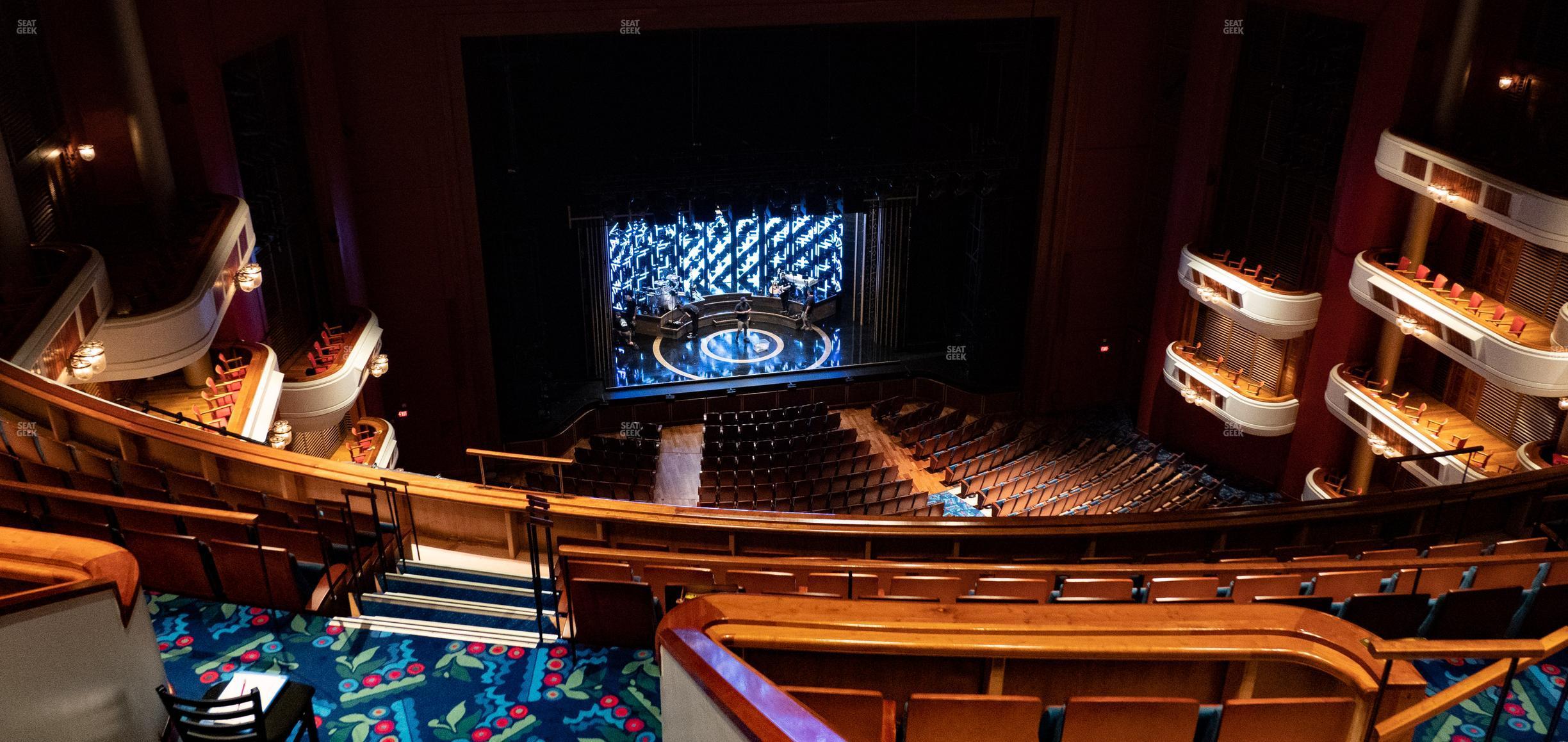 Seating view for Au-Rene Theater at the Broward Center Section Balcony Left Center