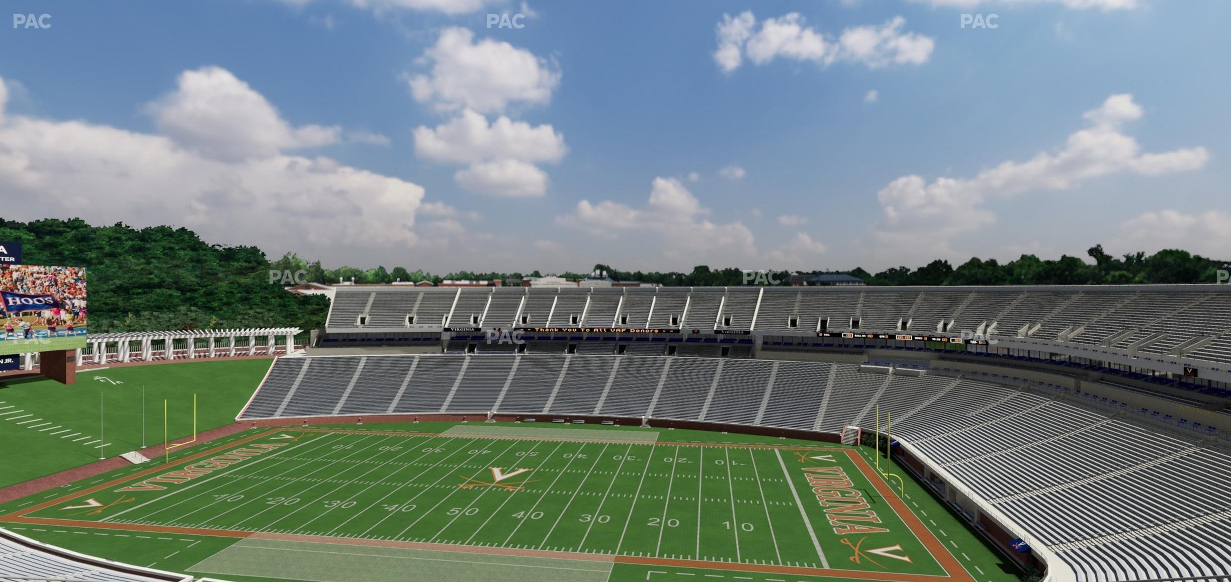 Seating view for Scott Stadium Section 531