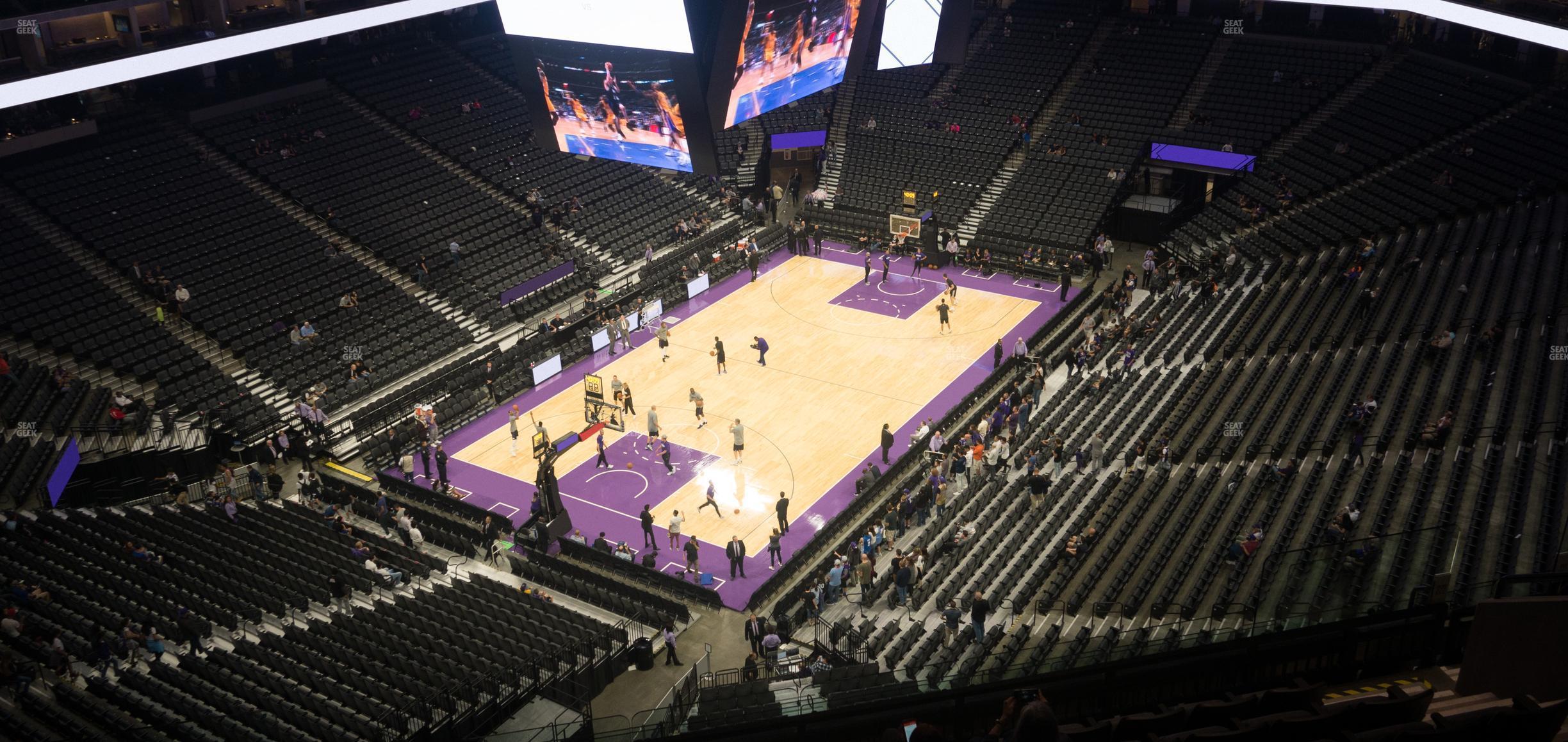 Seating view for Golden 1 Center Section 222