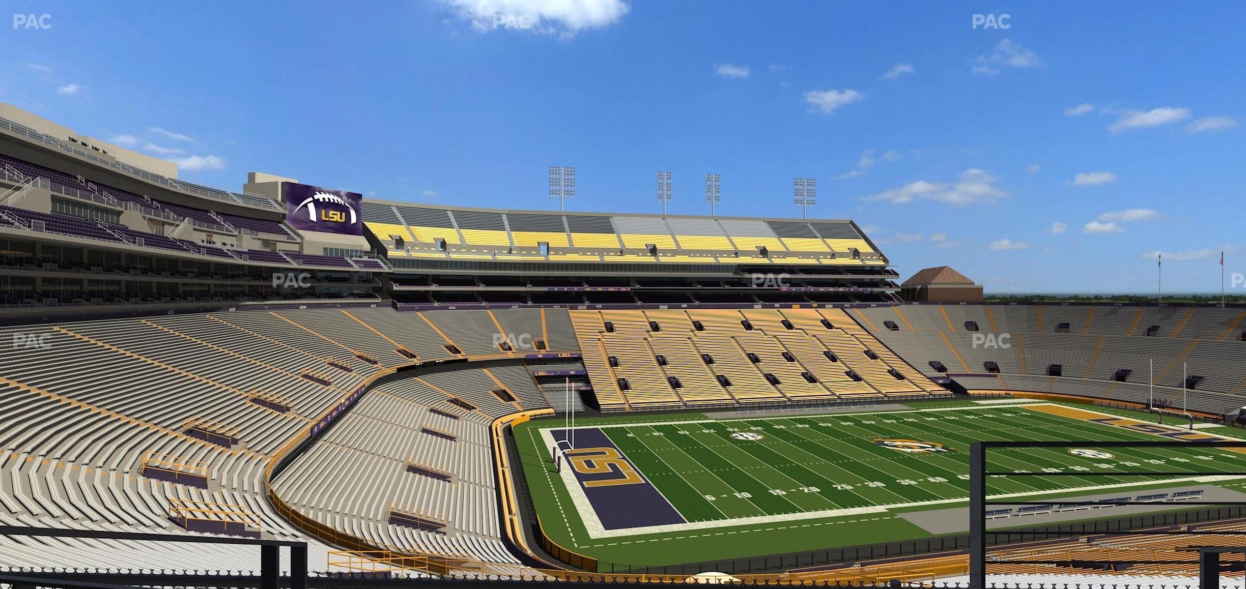 Seating view for Tiger Stadium Section Suite 129