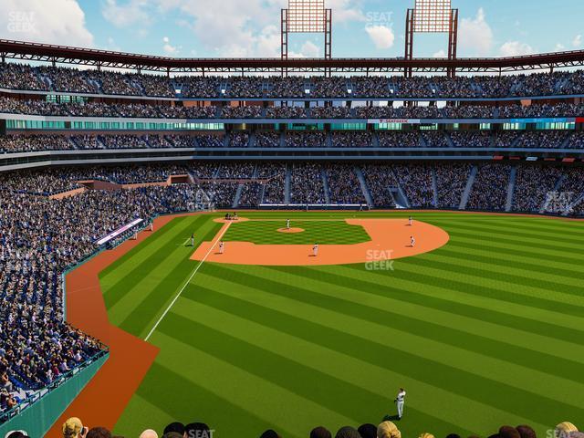 Seating view for Citizens Bank Park Section 204